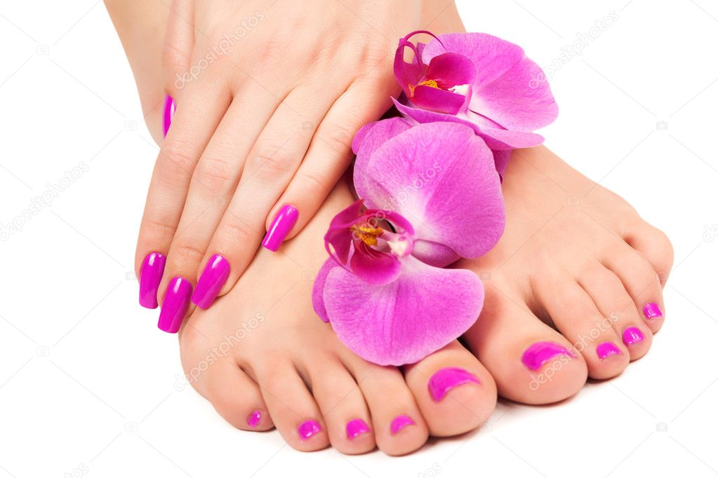 Unhas Orquídeas